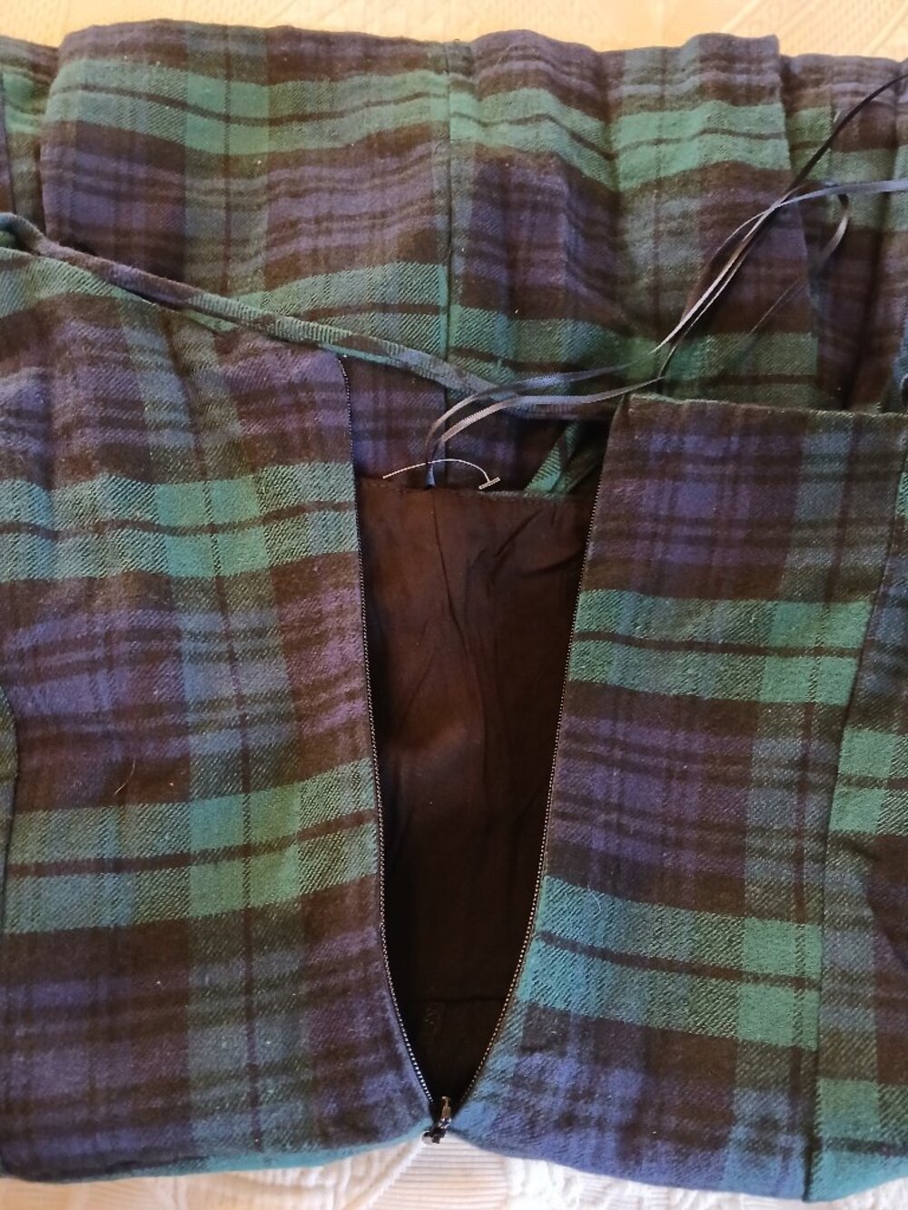 Altered State XS plaid skort jumper dress - Picture 4 of 6